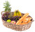 Seagrass Fruit Bread Basket Tray with Handles