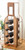 Vintage Decorative Metal Bottle Shaped Freestanding 4 Wine Bottle Holder