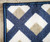 Deerlux Modern Living Room Area Rug with Nonslip Backing, Geometric Gray and Blue Trellis Pattern