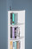 Durable 4-Tier Wooden Corner Bookshelf, Perfect for Tiny Home, Office Space, Living Room, Shelves for Bedroom, Classroom, and Library Shelving Needs