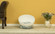 Plastic Bowl Shaped Sleeping Bed House Cat Cave Lounge with Ball Toy