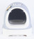 Fully Enclosed Hooded Litter Pan with Front Entry Odor Close Door, Cat Litter Scoop Included