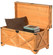 Barn Design Large Decorative Farmhouse Wooden Storage Trunk Chest