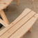 Wooden Outdoor Round Picnic Table with Bench for Patio, 6- Person with Umbrella Hole