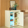 Office or Living Room Side Storage Cabinet with LED