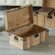 Natural Wooden Style Trunk with Handles