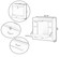 Wall Mount Folding Laptop Writing Computer or Makeup Desk with Storage Shelves and Drawer
