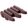 Decorative Interlocking Half Log Lawn Edging Garden Ornamental Fence Border, Pack of 8