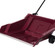 Heavy Duty Snow Rolling Remover with Wheels and Wide Blade, Red