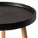 Modern Plastic Round Side Table Accent Coffee Table with Beech Wood Legs Modern Plastic Round Side Table Accent Coffee Table with Beech Wood Legs