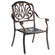 Indoor and Outdoor Bronze Dinning Set 2 Chairs with 1 Table Patio Cast Aluminum.