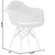 Mid-Century Modern Style Fabric Lined Armchair with Beech Wooden Legs