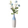 Modern Decorative Ceramic Table Vase Ripped Design Bottle Shape Flower Holder Modern Decorative Ceramic Table Vase Ripped Design Bottle Shape Flower Holder
