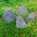 Outdoor Natural Artificial Round Rock Decor for Gardens, Lawns, and Landscapes