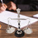 Vintage Decorative Scale Tray Unique Centerpiece Stand Black and Silver
