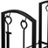 Indoor and Outdoor Patio Iron Firewood Log Cart with Fireplace Tool Rack, Black