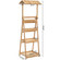 Multi-Functional Wooden Shelf Plant Stand, Storage Rack and Bookcase for Indoor and Covered Outdoor Spaces - Enhances Patios, Porches, Living Rooms, Balconies, Corners, Gardens, and Home Offices