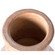 Beige Outdoor Clay Chiminea Outdoor Fireplace Sun Design Charcoal Burning Fire Pit with Sturdy Metal Stand, Barbecue, Cocktail Party, Family Gathering, Cozy Nights Fire Pit