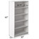 Freestanding Classic Wooden Display Bookshelf, Floor Standing Bookcase, with 5 Open Display Shelves