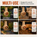 Outdoor Clay Chiminea Fireplace Sun Design Wood Burning Fire Pit with Sturdy Metal Stand, Barbecue, Cocktail Party, Cozy Nights Fire Pit