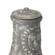 Outdoor Clay Chiminea Fireplace Sun Design Wood Burning Fire Pit with Sturdy Metal Stand, Barbecue, Cocktail Party, Cozy Nights Fire Pit