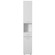 71.5 Inches Tall Thin Corner Shelf Floor Cabinet with 2 Doors, 1 Drawer, Freestanding Linen Tower Cabinet - Perfect for Bathroom, Living Room, Kitchen or Home Office, White
