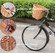 Wicker Front Cargo Bike Basket - Perfect for Riders of All Ages and Genders - for Beach Cruiser, Stationary Bike, E-bike, or Road Bike with Stylish Faux Leather Straps