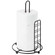 Freestanding Round Single Roll Sturdy Black Iron Towel Paper Holder Stand Roll Dispenser, Countertop Portable Stand for Kitchen, Dining Room, and Office