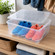 Basicwise Clear Shoe Storage Boxes with Lids - Stackable Plastic Organizer Bin for Closet, Sneaker Storage, Accessories - Shatterproof, Secure-Fit, SIngle, Set of 3, and Set of 6