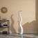 Tall Ceramic Black Animal Horn Floor Vase Elegant for Entryway Dining Living Room Decor Statement Piece with Distinctive Antler-Inspired Design Blending Contemporary Elegance and Nature-Inspired