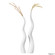 Tall Ceramic Black Animal Horn Floor Vase Elegant for Entryway Dining Living Room Decor Statement Piece with Distinctive Antler-Inspired Design Blending Contemporary Elegance and Nature-Inspired