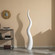 Tall Ceramic Black Animal Horn Floor Vase Elegant for Entryway Dining Living Room Decor Statement Piece with Distinctive Antler-Inspired Design Blending Contemporary Elegance and Nature-Inspired