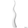 Tall Ceramic Black Animal Horn Floor Vase Elegant for Entryway Dining Living Room Decor Statement Piece with Distinctive Antler-Inspired Design Blending Contemporary Elegance and Nature-Inspired