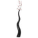 Tall Ceramic Black Animal Horn Floor Vase Elegant for Entryway Dining Living Room Decor Statement Piece with Distinctive Antler-Inspired Design Blending Contemporary Elegance and Nature-Inspired