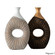 Set of 2 19-Inch Farmhouse Vase - Decorative Piece for Boho Kitchen, Bedroom Table, Home Office, Living Room or Shelf  Decor - Large Vase for Console, Coffee Table, and Entryway Centerpieces