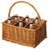 Indoor and Outdoor 6 Bottle Wine and Beverage Wicker Tote Basket – Perfect for Beer, Champagne, Bar Accessories, Home Bars, Picnics, Parties, and Bachelor Party Favors, Brown Indoor and Outdoor 6 Bottle Wine and Beverage Wicker Tote Basket – Perfect for Beer, Champagne, Bar Accessories, Home Bars, Picnics, Parties, and Bachelor Party Favors, Brown