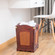 Antique Wooden Waste Can-Bin with Handle