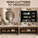 Basicwise 3-Door Aluminum Bathroom Medicine Cabinet, Round Corner Framed Door - Versatile Recessed Medicine Cabinet or Surface Mount, Mirrored Door Cabinet with Adjustable Glass Shelves, Matte Black