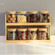 Basicwise Versatile Set of Bamboo Spice Rack and Glass Jars with Lid – Perfect for Countertop Storage in Kitchens to Keep Seasoning Containers Neatly Displayed and Easily Accessible