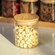 Basicwise Versatile Set of Bamboo Spice Rack and Glass Jars with Lid – Perfect for Countertop Storage in Kitchens to Keep Seasoning Containers Neatly Displayed and Easily Accessible
