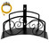 Gardenised Metal Wall-Mount Hose Holder Heavy-Duty Outdoor Hanger and Water Hose Organizer with Sturdy Reel Hooks & Screws for Yard Lawn Garden Patio Landscaping and Home Use, Bronze