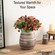Uniquewise Farmhouse Ceramic Vase Rustic Vintage Decorative Pottery for Living Room Dining or Bedside Table Shelves Entryway and Mantel Tall Boho Centerpiece for Minimalist and Housewarming Decor