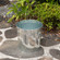 Gardenised Round Galvanized Steel Trash Can with Lid and handles Durable Metal Storage Bucket for Backyard Lawn Garden and Yard Use Weather-Resistant Garbage Can for Indoor and Outdoor