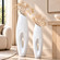 Modern White Ceramic Floor Vase, Sculptural Design, Available in 2 Sizes, Tall Decorative Vase with Open Center Design, Glossy White Contemporary Statement Décor for Living Room & Entryway