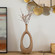 Uniquewise Fiberglass Floor Vases Modern Bohemian Ornamental Oval Design with Open Center for Entryway Living Room Bedroom Office Minimalist Home Decor Accent and  Artistic Display Piece Uniquewise Fiberglass Floor Vases Modern Bohemian Ornamental Oval Design with Open Center for Entryway Living Room Bedroom Office Minimalist Home Decor Accent and  Artistic Display Piece