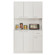 Wooden Kitchen Pantry Storage Cabinet with Drawer, Doors and Shelves, White