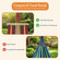 Gardenised Hammock with Wood Spreader Bars Portable Outdoor Hanging Design with Carry Bag and Ropes for Garden Backyard Patio Camping & Travel Use