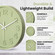 Clockswise 12-Inch Modern Minimalist Round Plastic Wall Clock Bold Arabic Numerals Analog Display Step Movement Easy-to-Read Timepiece for Living Room Kitchen Office Bedroom Wall Decor