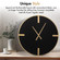 Clockswise 32" Modern Minimalist Crafted Wall Clock Structured Metal Frame Circular Design & Refined Clean Analog Display Step Movement Mechanism and Balanced Proportions for Contemporary Interiors