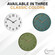 Clockswise 11" Modern Minimalist Round Wall Clock Analog Display Step Movement Mechanism Easy-to-Read Timepiece for Living Room Kitchen Office or Bedroom Wall Decor